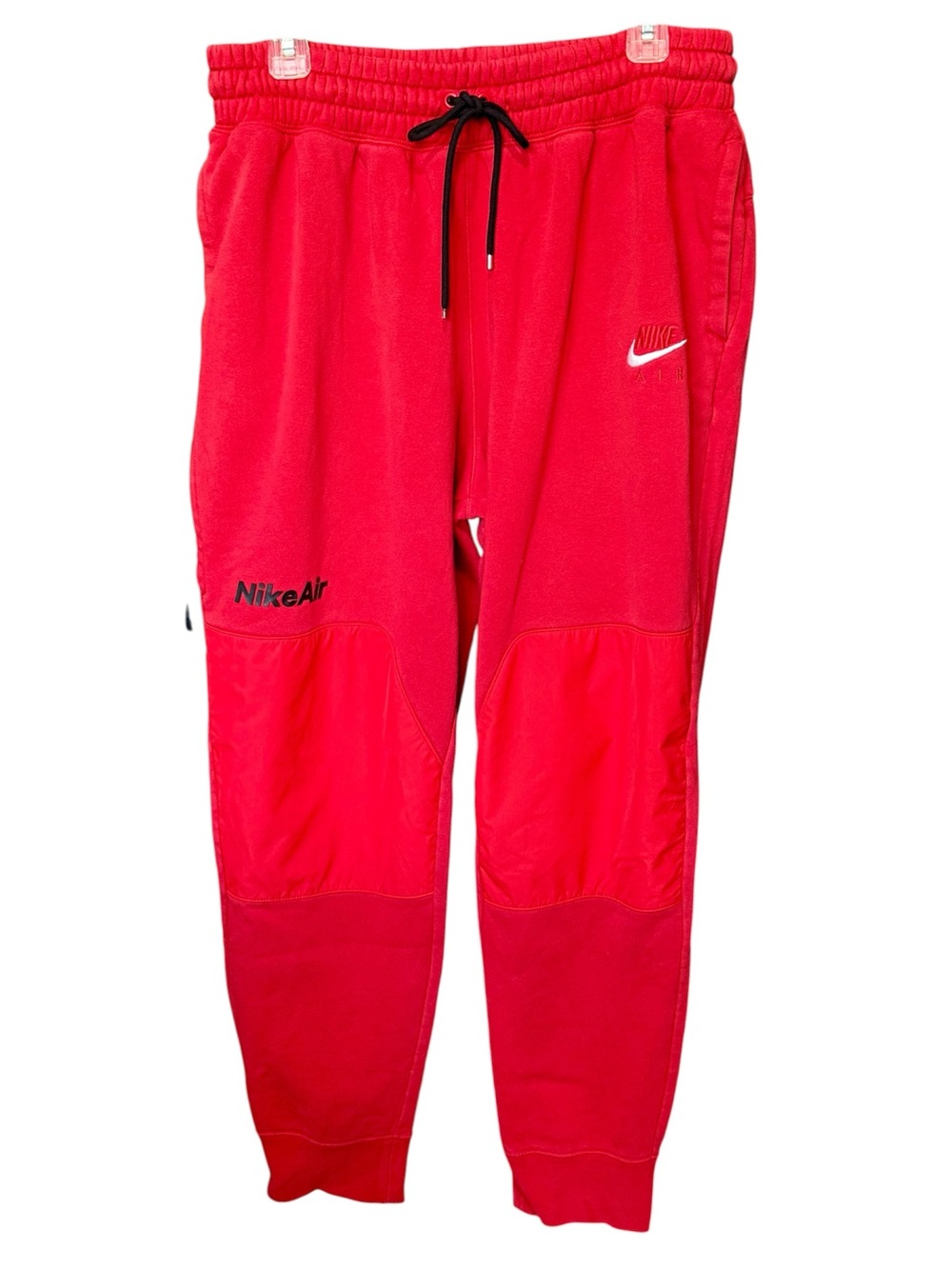 Nike Air Men’s Sportswear Hybrid Fleece Joggers Pants Red XL Sweatpants